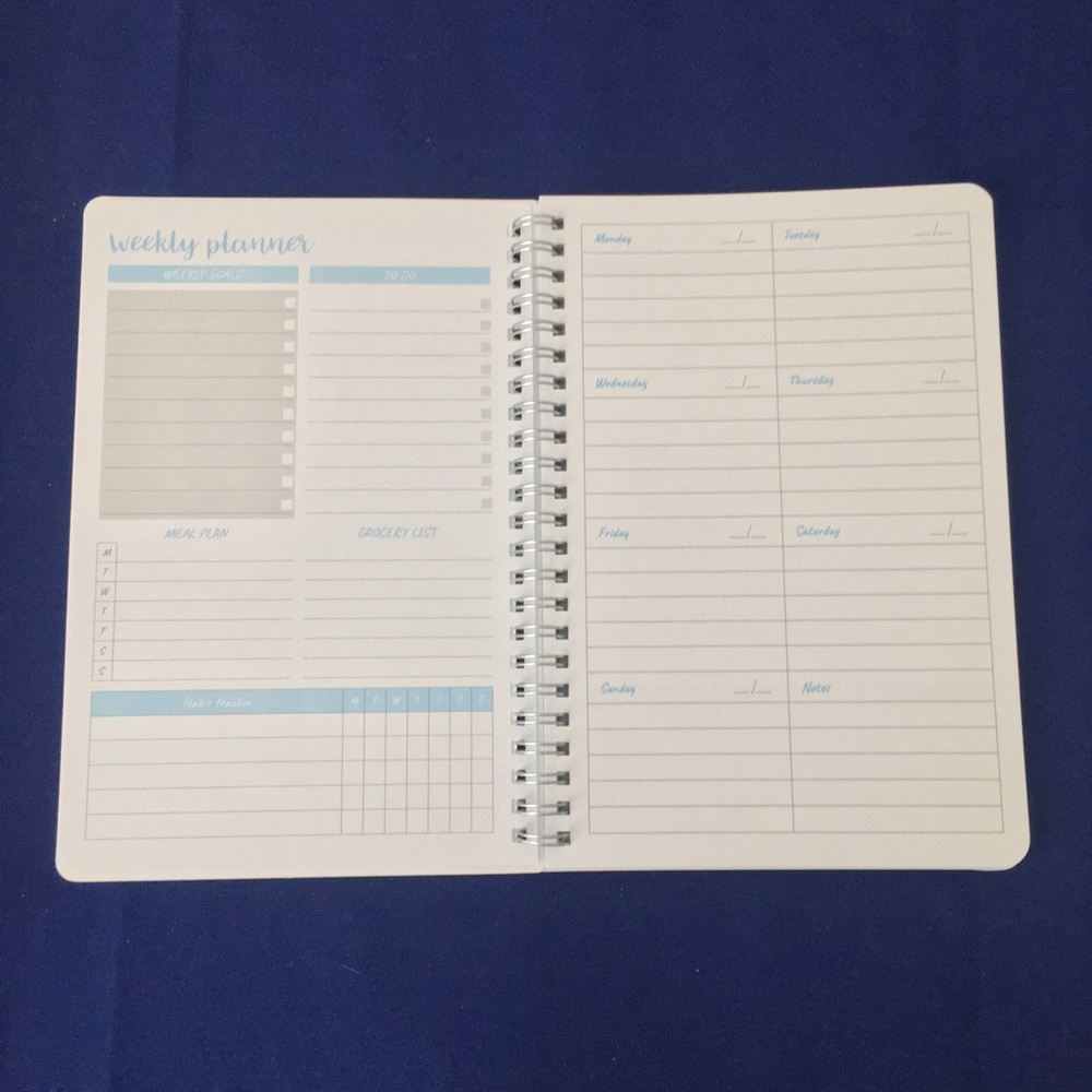 Weekly Planner Spiral Notebook - Picture 5 of 8